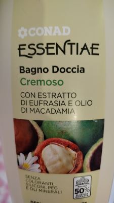 Essentiae Bagno doccia Cremoso con estratto di eufrasia e olio di macadamia