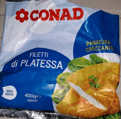 Filetti di platessa panatura croccante