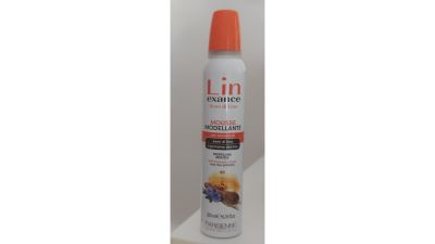 Spuma per capelli ai semi di lino