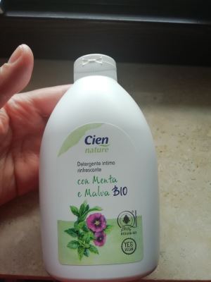 Detergente intimo rinfrescante con menta e malva bio 