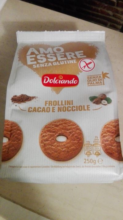 Frollini cacao e nocciole - Amo essere senza glutine