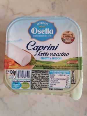 Caprini di latte vaccino