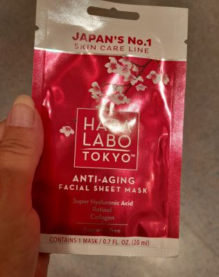 Anti aging facial sheet mask
