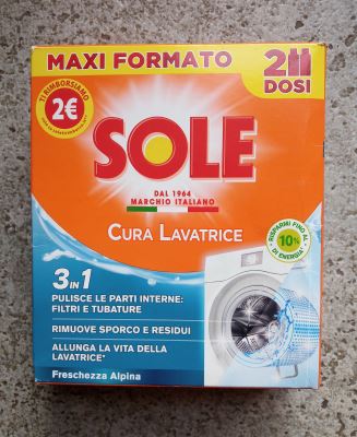 Sole cura lavatrice 3in1