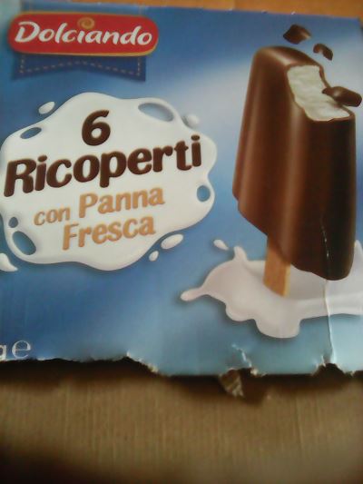 Dolciando 6 ricoperti con panna fresca