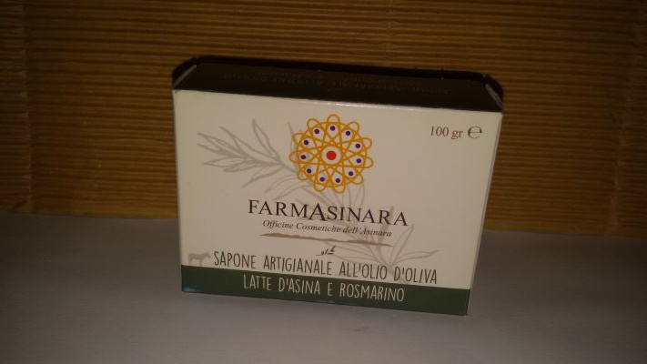 Sapone all'olio di oliva, latte d'asina e rosmarino