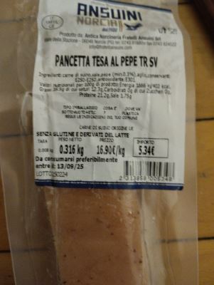 Pancetta al pepe nero