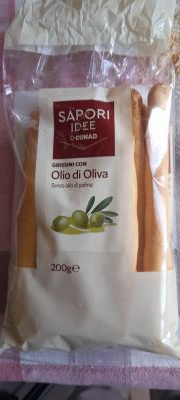 Grissini con olio di oliva