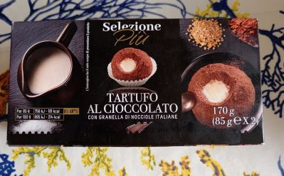 Tartufo al cioccolato fondente 