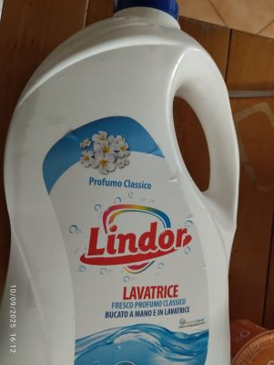 Detersivo per lavatrice profumo fresco