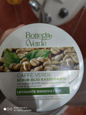 Caffè verde Scrub olio rassodante
