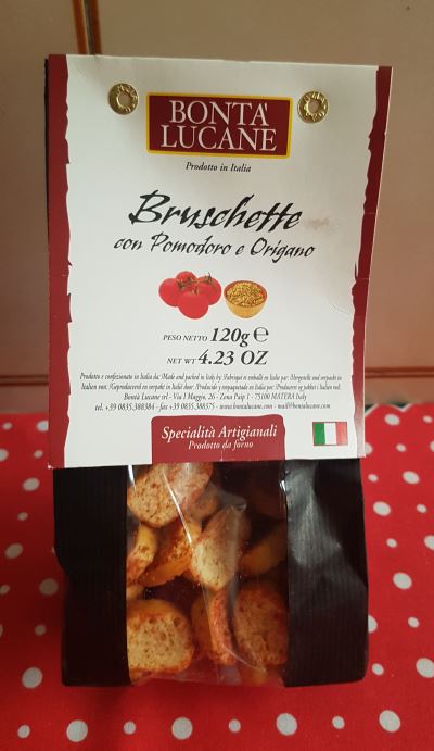 Bruschette con pomodoro e origano
