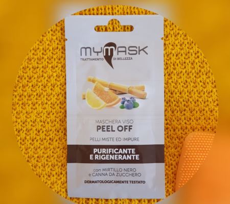 Maschera viso Peel Off purificante e rigenerante