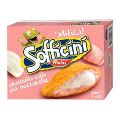 Sofficini -  Prosciutto cotto più mozzarella