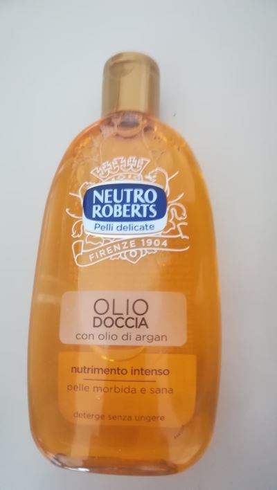 Olio doccia con olio di argan