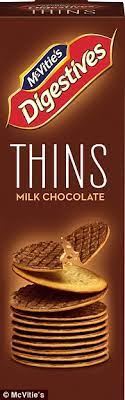 Digestive Thins cioccolato al latte