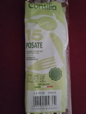 Posate di plastica 