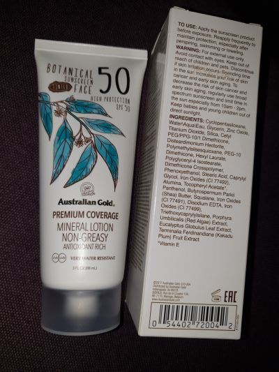 Crema solare minerale viso colorata spf 50