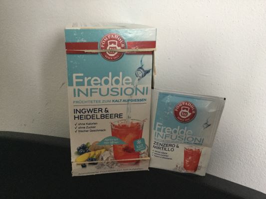 Pompadour Fredde infusioni zenzero e mirtillo