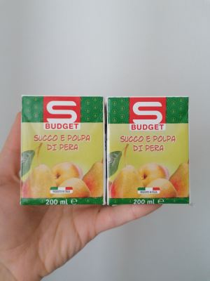 Succo e polpa di pera
