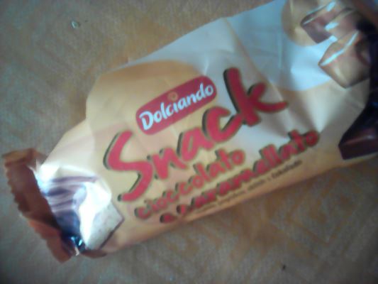 Snack cioccolato e caramello