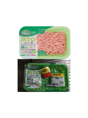 Carne macinata di pollo biologico