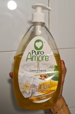 Crema di sapone Olio di argan e camelia 