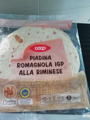 Piadina Romagnola alla Riminese 