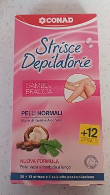 Strisce depilatorie per gambe e braccia