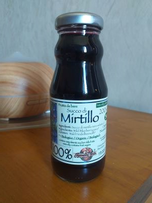 Succo di mirtilli 100%