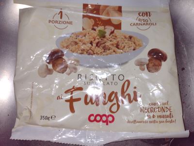 Risotto surgelato ai funghi 