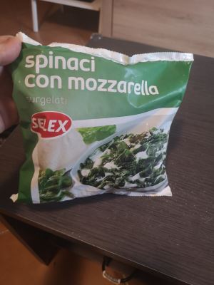 Spinaci con mozzarella