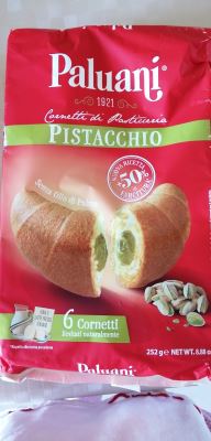 Cornetti con crema al pistacchio