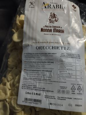 Pasta fresca orecchiette 