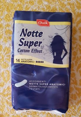 Assorbenti notte super anatomici Quik