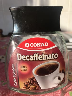 Caffè solubile decaffeinato 