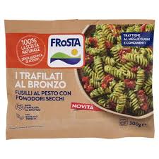 Fusilli al pesto con pomodori secchi