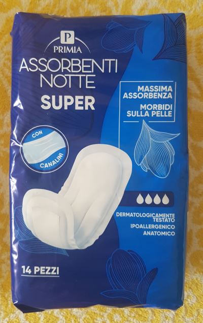 Assorbenti notte super - Primia 