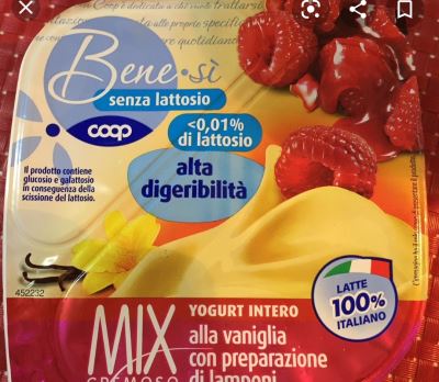 Yogurt senza lattosio