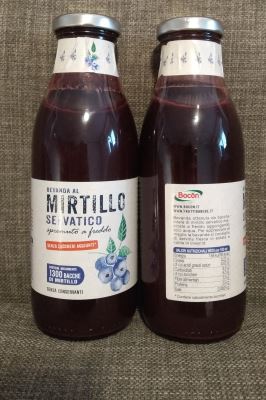 Bevanda al mirtillo selvatico
