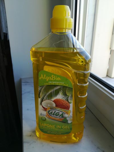 Sapone in gel alga bio