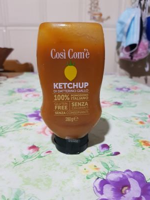 Ketchup di datterino giallo