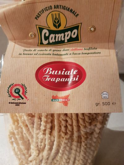 Busiate trapanesi
