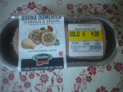 Buona domenica scamorza e porcini