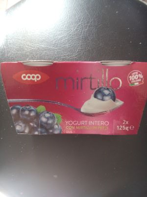 Yogurt intero al mirtillo