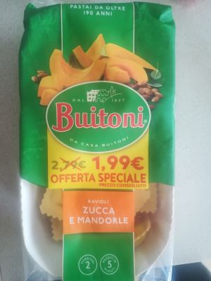 Ravioli zucca e mandorle