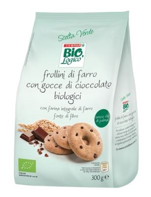 Frollini al farro e gocce di cioccolato