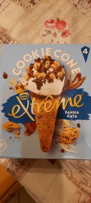Cookie Cone Extreme panna nata