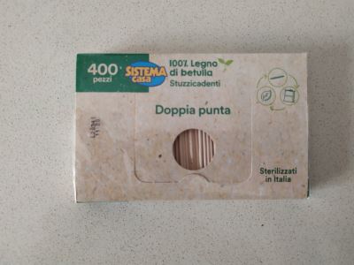 Stuzzicadenti doppia punta