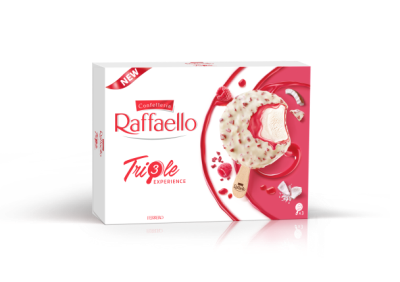 Raffaello Gelato Triple Experience Bianco